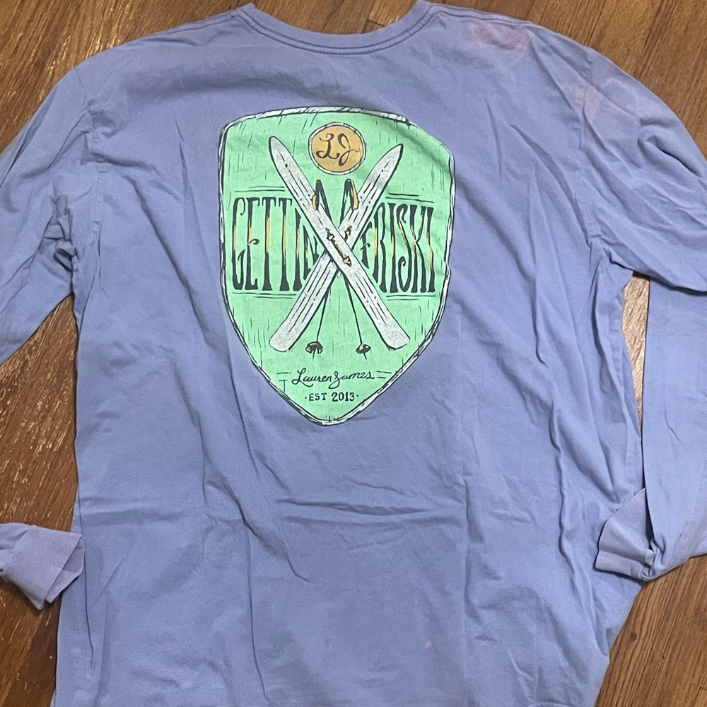 Lauren James Purple Long Sleeve Tee